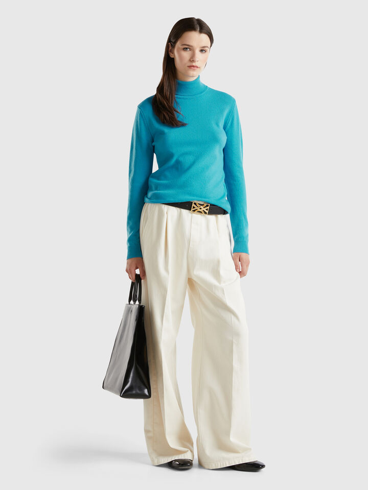 TURTLE NECK SWEATER Women image number 3